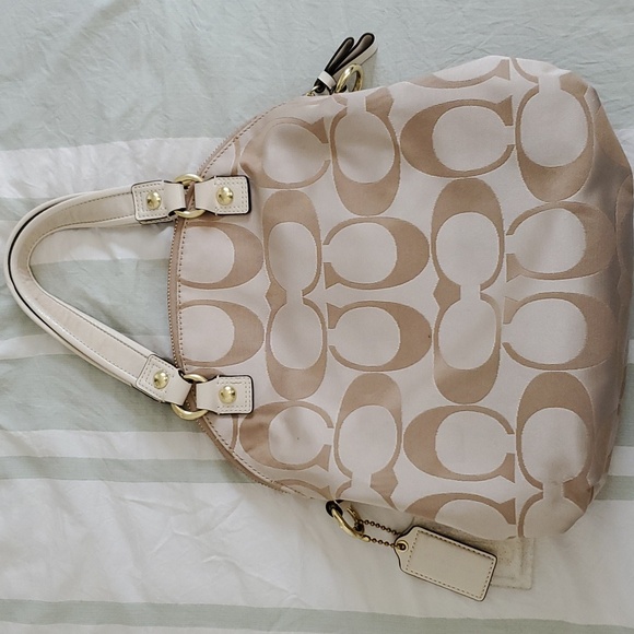 Coach Champagne Arm/Crossbody Purse - Picture 3 of 16